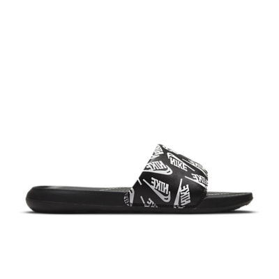 Nike Victori One Slipper met print voor heren – Zwart CN9678-008