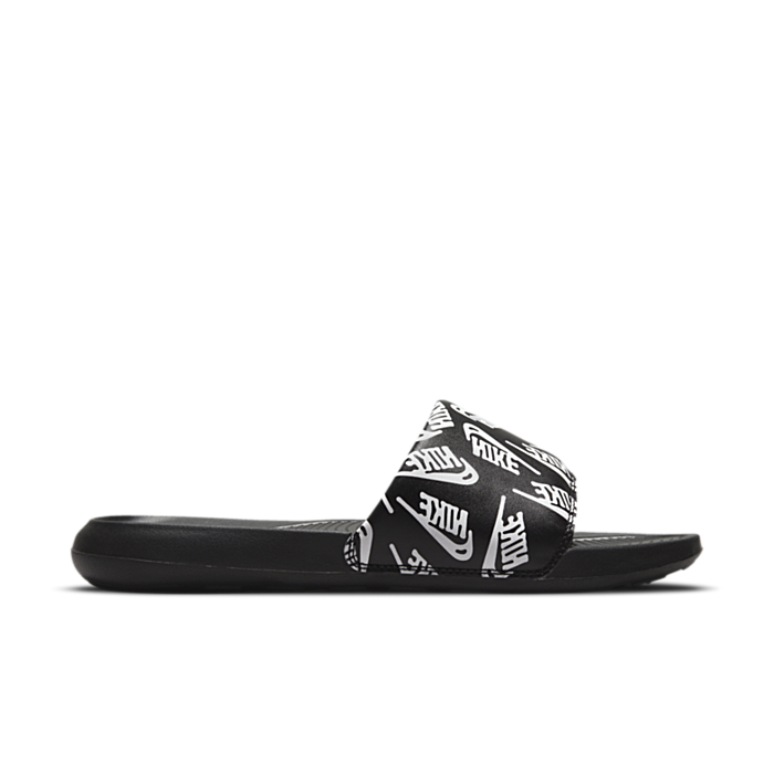 Nike Victori One Slipper met print voor heren – Zwart CN9678-008