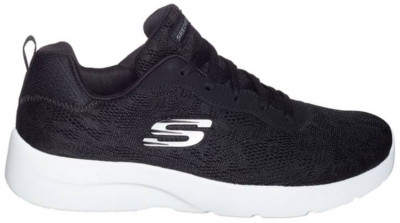 Skechers skechers dynamight 2.0 hardloopschoenen zwart/zilver dames zwart