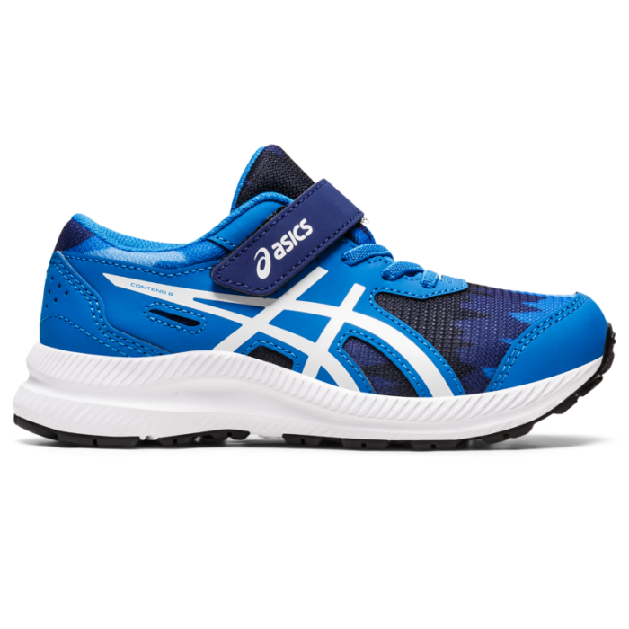 ASICS Contend 8 Print Ps Electric Blue / White Kinderen 1014A293.400