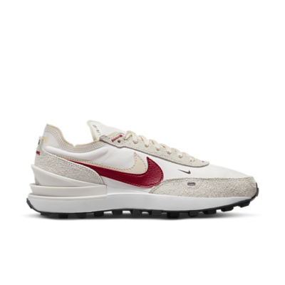 Nike Waffle One SE Sail Pearl White Black Gym Red (Women’s) DX4309-100