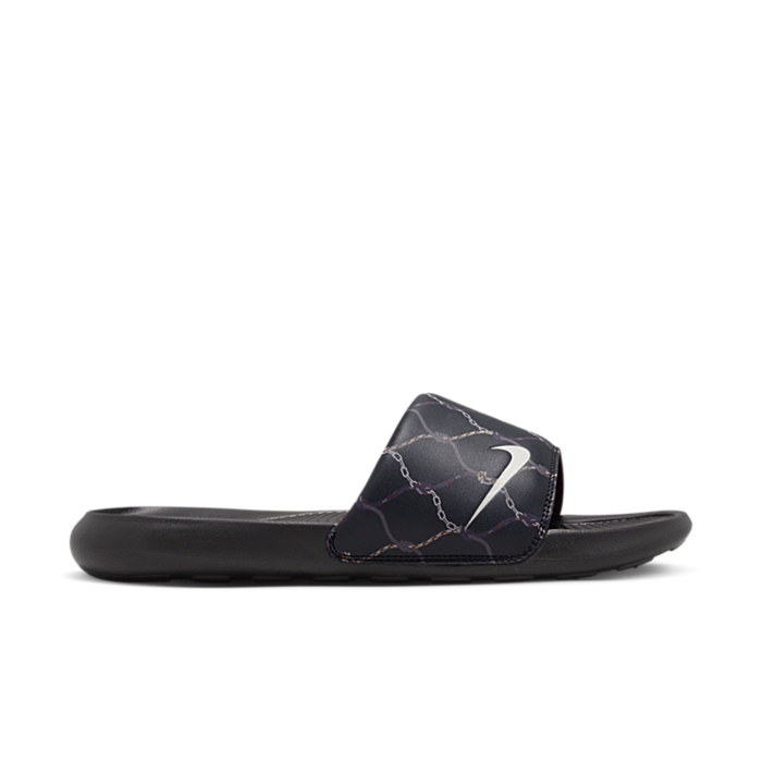 Nike Victori One Slipper met print voor heren – Zwart CN9678-011