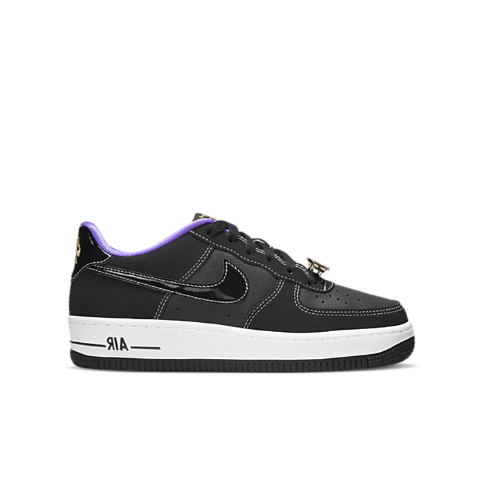 Nike Air Force 1 Low ’07 LV8 World Champ Black Purple (GS) DQ0300-001