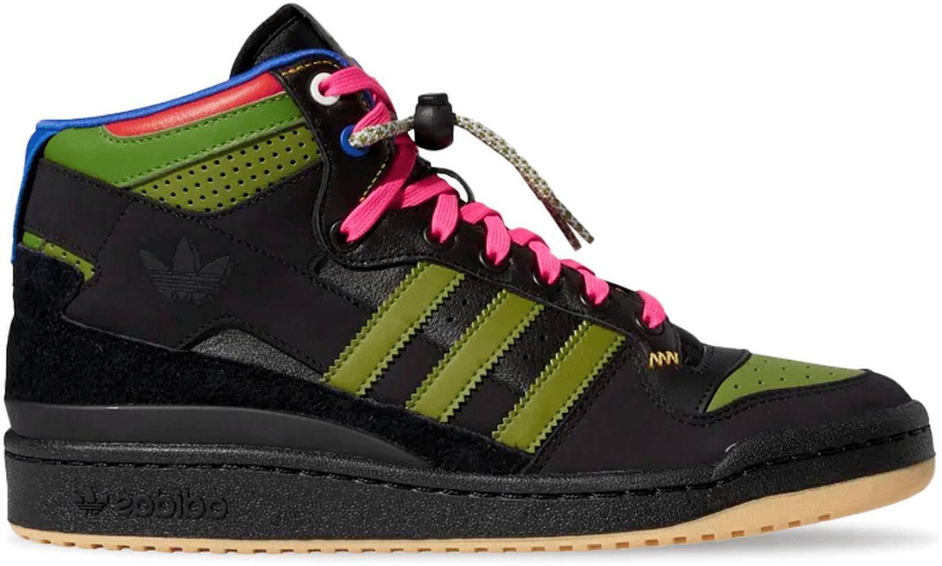 adidas Forum Mid RT Hebru Brantley Frogboy GZ4396 | Zwart