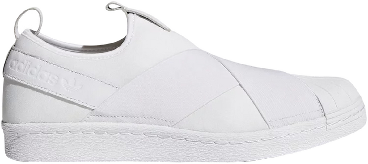 adidas superstar slip on white