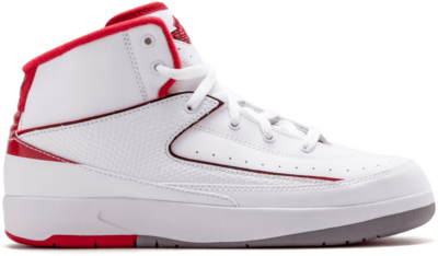 Jordan 2 White Varsity Red Grey (GS) 395719-102