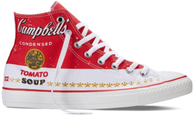 Converse Chuck Taylor All-Star CT Hi Casino Andy Warhol Campbell’s Soup 147050C