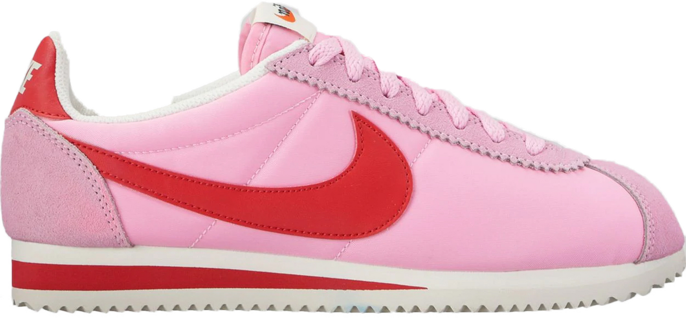 nike cortez pink and red