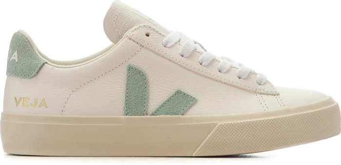 Veja Campo Low Chromefree Leather White Matcha (W) CP0502485A