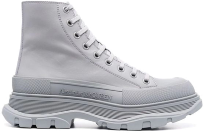 Alexander McQueen Tread Slick Boot Gray Leather 627206WIB811911