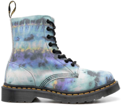 Dr. Martens 1460 Pascal Leather Lace Up Boot Blue Summer Tie Dye (W) 27242400
