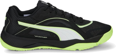 Women’s PUMA Solarstrike II Indoor Sports Shoe Sneakers, Black/White/Fizzy Light Black,White,Fizzy Light 106881_01