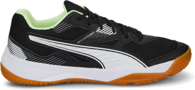 Men’s PUMA Solarflash II Indoor Sports Shoe Sneakers, Black/White/Fizzy Light 106882_01