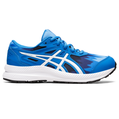 ASICS Contend 8 Print Gs Electric Blue / White Kinderen 1014A294.400