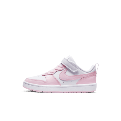 Nike Court Borough Low 2 White Pink Foam (PS) DQ0473-100