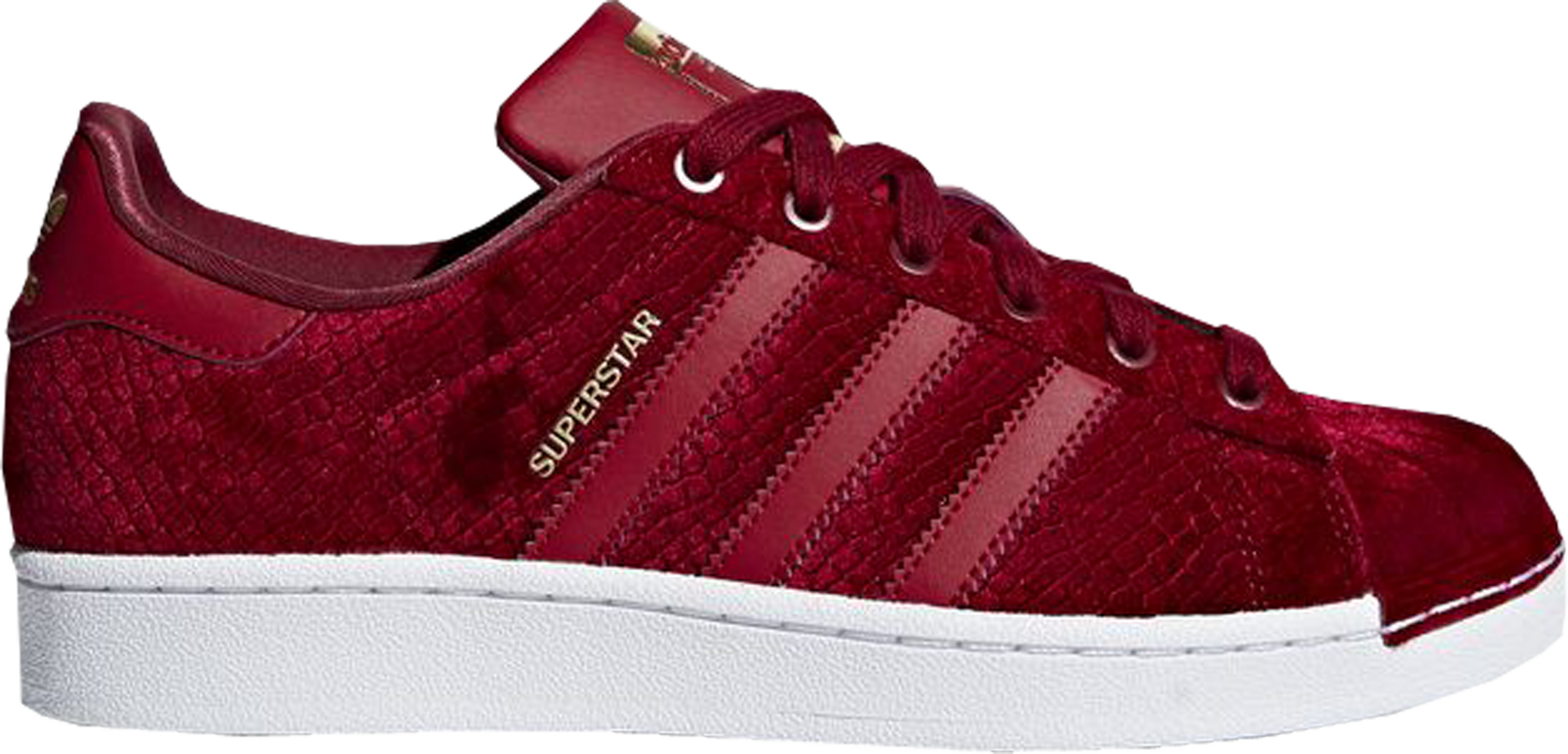 adidas Superstar Velvet Noble Maroon (W) B41512