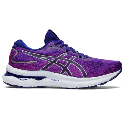 Asics asics gel-nimbus 24 hardloopschoen paars dames paars