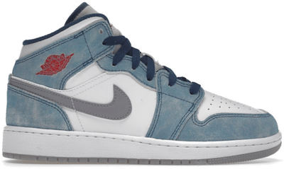 Air Jordan 1 Mid SE French Blue Light Steel  DR6235-401