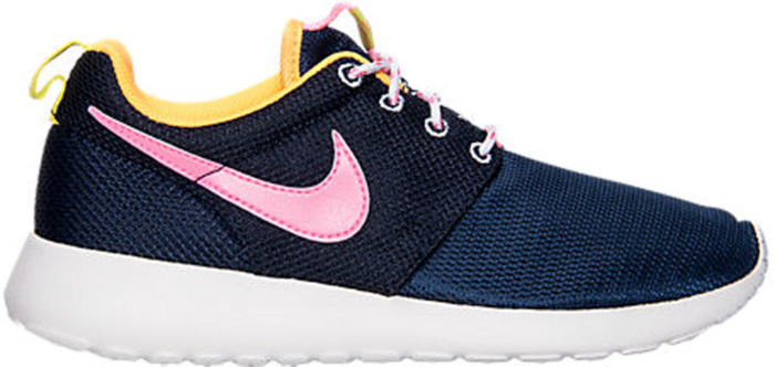Nike Roshe Run Midnight Navy Pink Glow (GS) 599729-401