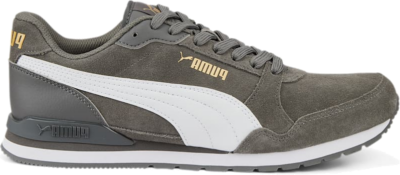 Men’s PUMA ST Runner V3 Sd Sneakers, Grey Castlerock,White 387646_02