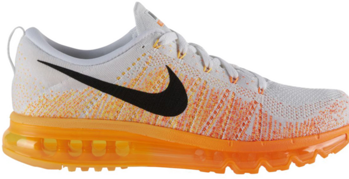 white and orange nike 200