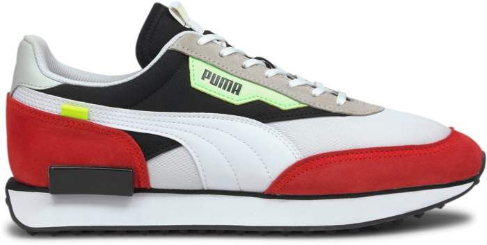 Puma Future Rider Retro White High Risk Red 380758-01