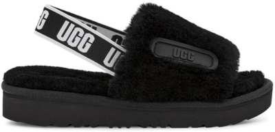 UGG Disco Slide Black (Kids) 1129074K-BLK