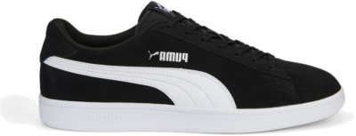 Men’s PUMA Smash V2 Wide Sneakers, Black/White 386436_01