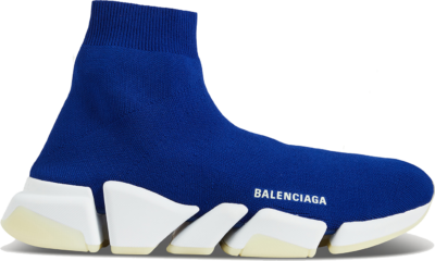 Balenciaga Speed 2.0 Recycled Knit Blue Glow 654020W2DB84798