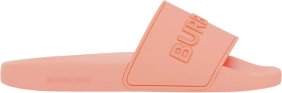 Burberry Embossed Logo Slides Peach Pink (W) 8057167