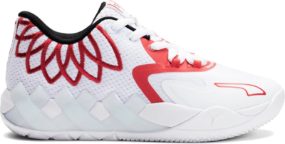 Puma MB.01 LaMelo Ball White Red (GS) 377368-10
