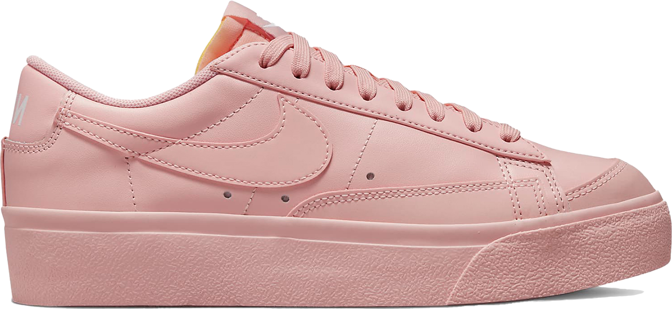 pink nike blazer low