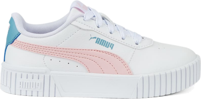 PUMA Carina 2.0 Sneakers Kids, White/Almond Blossom/Dusty Aqua White,Almond Blossom,Dusty Aqua 386186_05