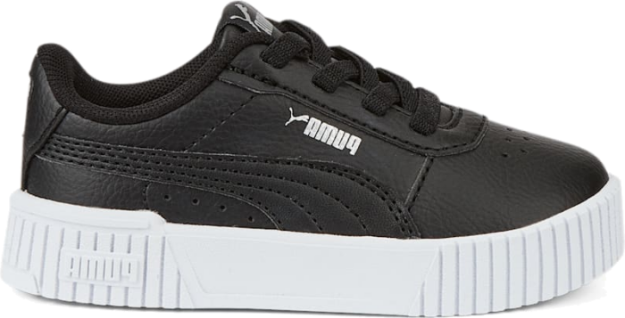 PUMA Carina 2.0 AC Sneakers Babies, Black/Silver Black,Black,Silver 386187_01 beschikbaar in jouw maat