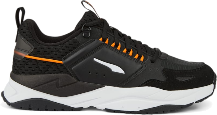 Men’s PUMA X-Ray² Square Ramble Mesh Sneakers, Black/White/Vibrant Orange 386457_01