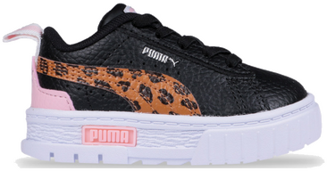 Puma Mayze Wild Black/Desert Tan peuter sneakers Zwart 385700-04