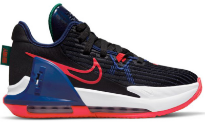 Nike LeBron Witness 6 Black Royal Siren Red (GS) DD0423-005