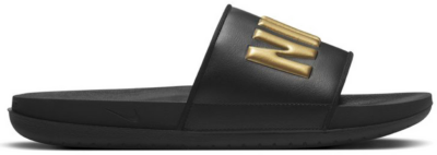 Nike OffCourt Slide Black Metallic Gold BQ4639-010
