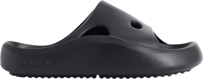 OFF-WHITE Meteor Rubber Slides Black (FW22) OMIC014F22MAT0011010