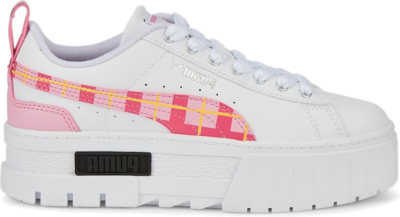 PUMA Mayze ’90S Prep Sneakers Youth, White/Prism Pink/Black 386085_01