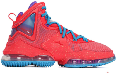 Nike LeBron 19 Siren Red Laser Blue (GS) DD0418-600
