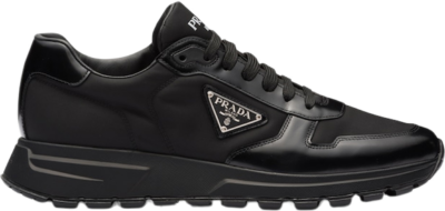 Prada PRAX 01 Sneakers Re-Nylon Brushed Leather Black Black 2EE369_3LF5_F0632_F_G000