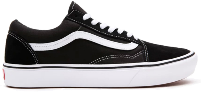 Vans Old Skool Comfy Cush Black White VN0A3WMAVNE | Zwart