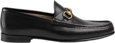 Gucci 1953 Horsebit Loafer Black Leather 307929 BLM00 1000