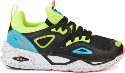 PUMA Trc Blaze Galaxy2 Sneakers Youth, Black/Lime Squeeze Black,Lime Squeeze 386002_03