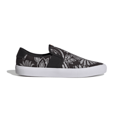 adidas Vulc Raid3r Lifestyle Skateboarding Slip-On Canvas Graphic Print Core Black GW4107