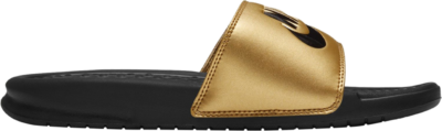 Nike JDI Benassi Slide Black Metallic Gold (W) 343881-014
