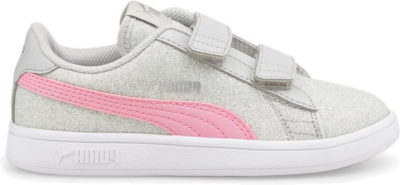 PUMA Smash V2 Glitz Glam Sneakers Kids, Grey Violet/Prism Pink Gray Violet,Prism Pink 367378_28