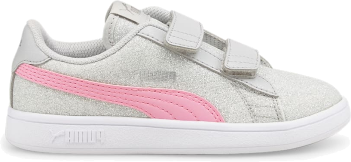 PUMA Smash V2 Glitz Glam Sneakers Kids, Grey Violet/Prism Pink Gray Violet,Prism Pink 367378_28