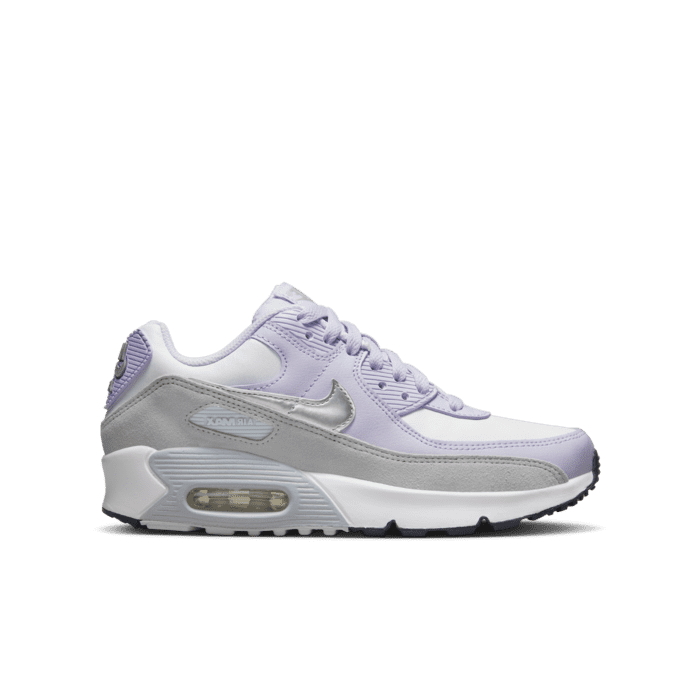 Nike Air Max 90 White Violet Frost (GS) CD6864-123